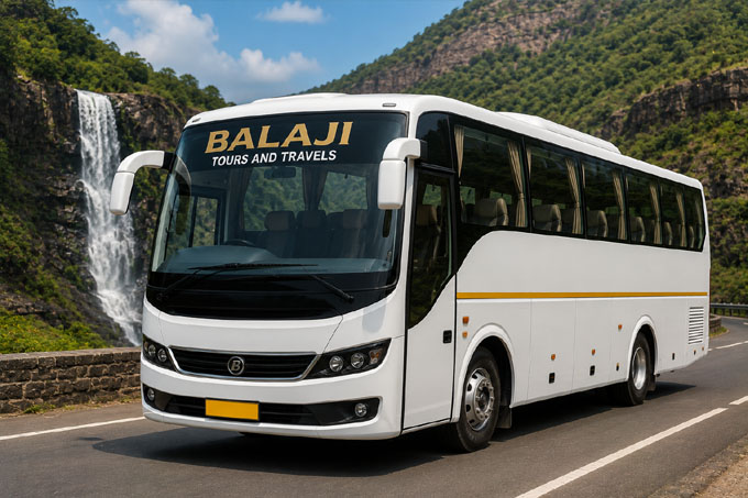 27 seater AC coach bus rental Pan India