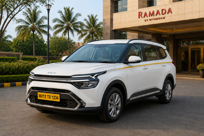 Kia Carens SUV corporate group travel