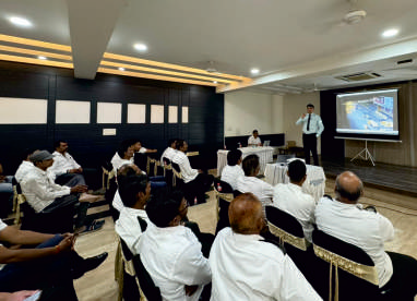 Aniket Nillawar BTT founder conducting driver training session